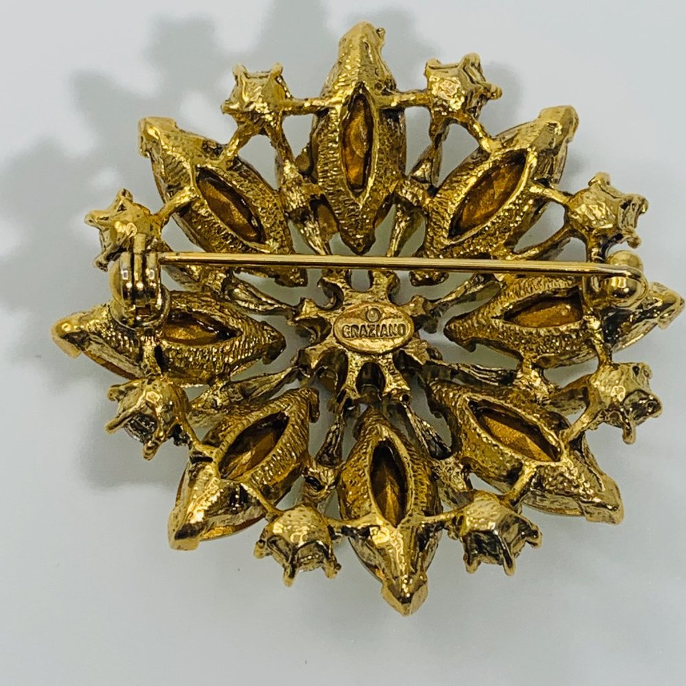 R.J. GRAZIANO FLOWER BROOCH - Picture 5 of 5